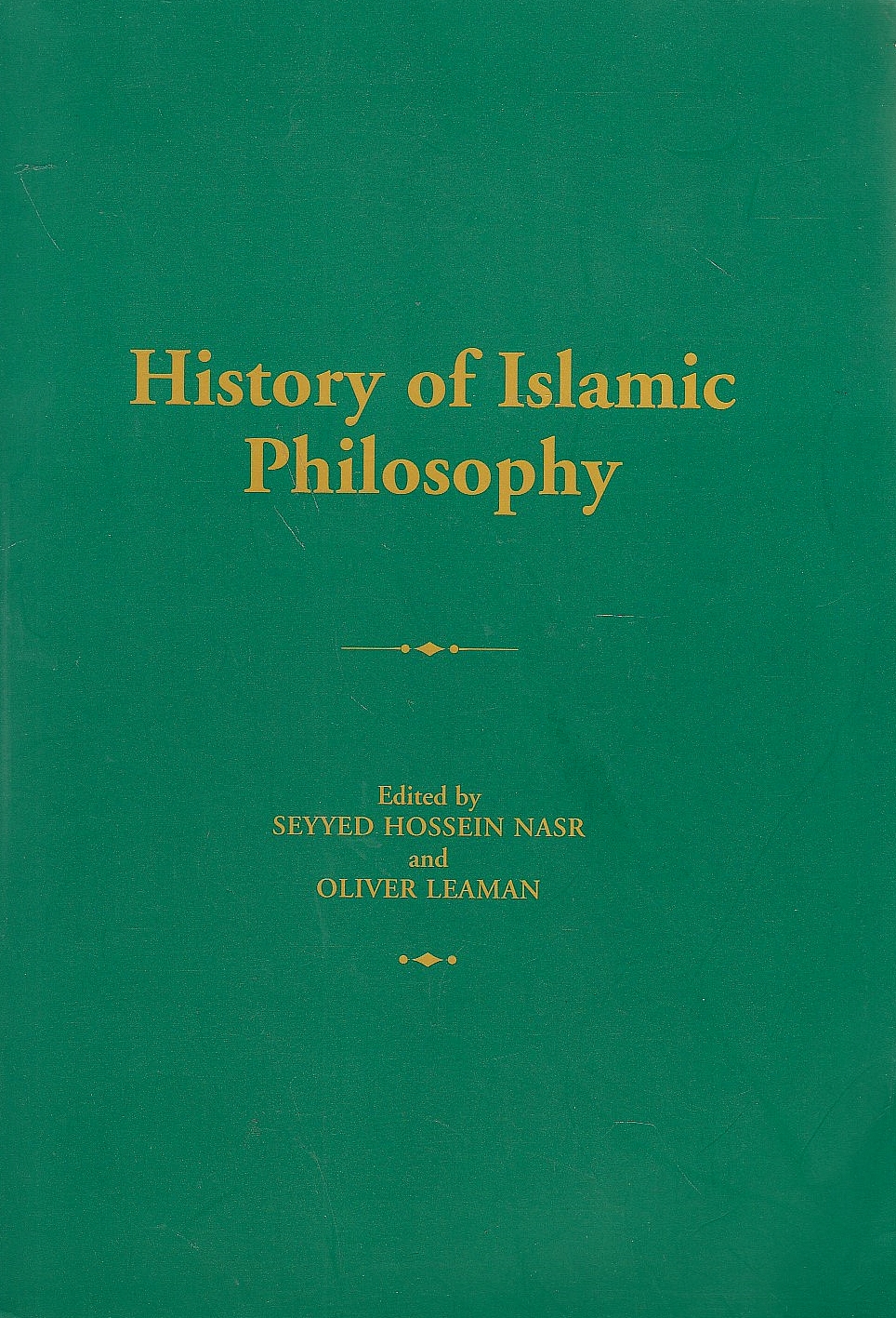 History of Islamic Philosophy.